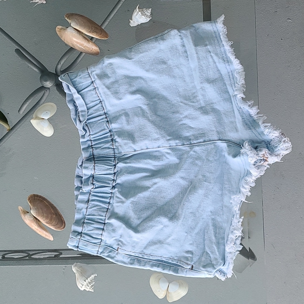 Material Girl Cut Off Cheeky Shorts